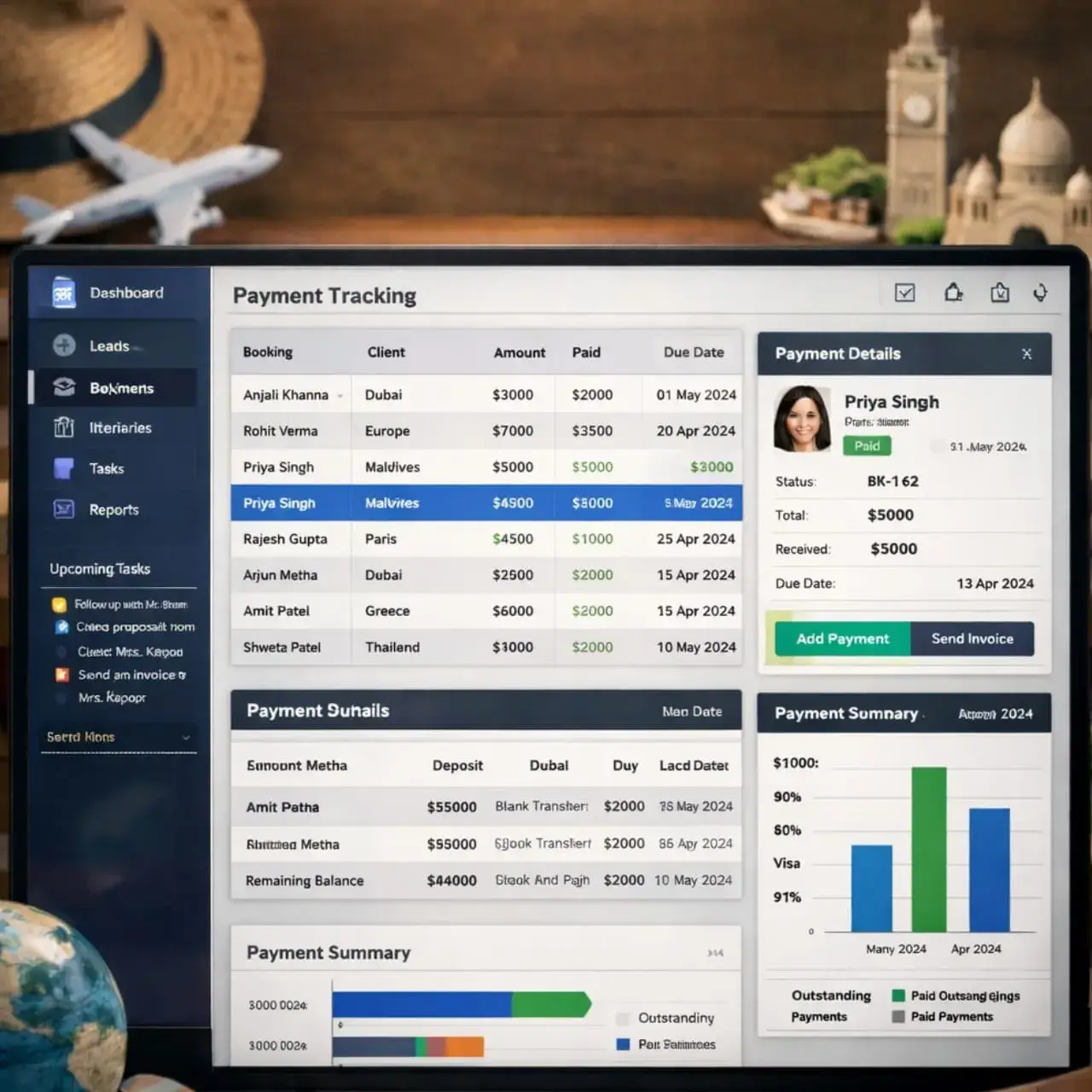 payment-tracking-travel-crm-keyhike