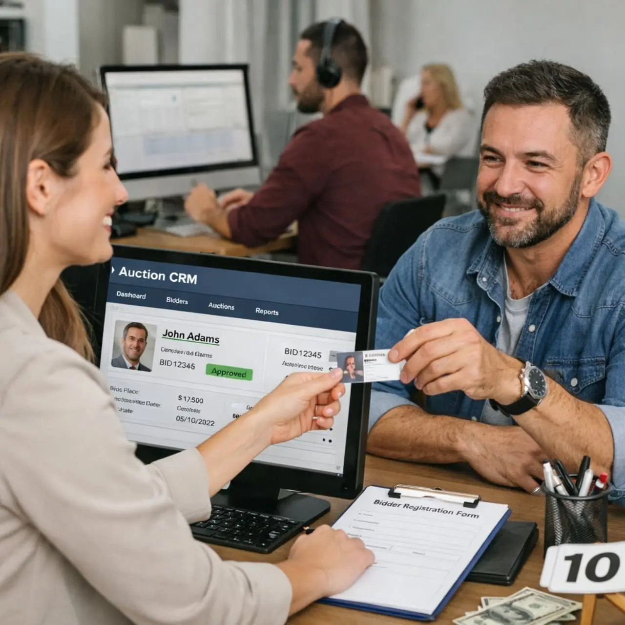 user-registration-auction-crm-software-keyhike