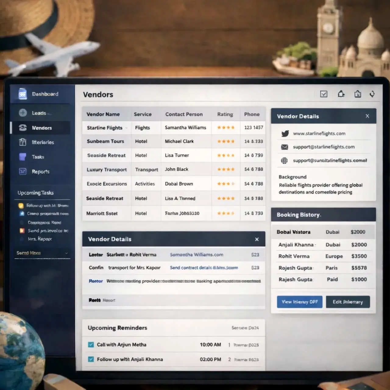 vendor-management-travel-crm-keyhike